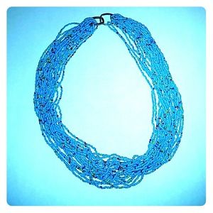 Handcrafted Multi strand Beaded Necklace